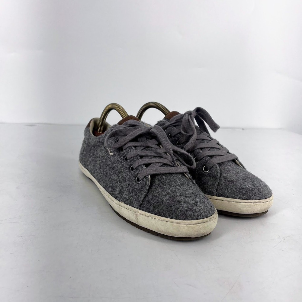 Taos Star Burst Gray Wool Leather Trim Sneakers Shoes‎ STB-13834 Womens 8